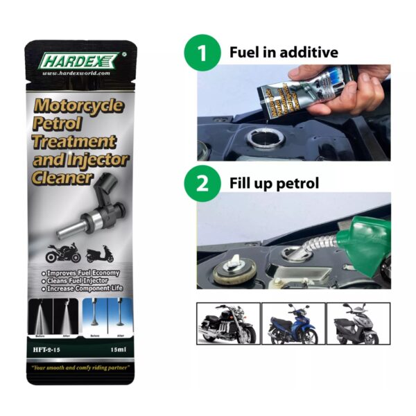 MOTORCYCLE PETROL TREATMENT [BRAND HARDEX] WStandard Malaysia
